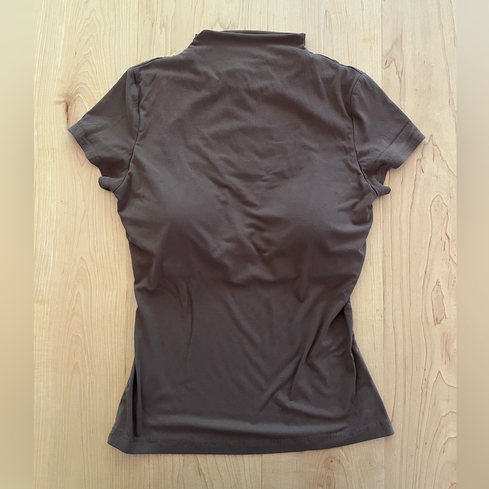 [OGL] SkinKiss Mock Neck Short Sleeve Brami Top